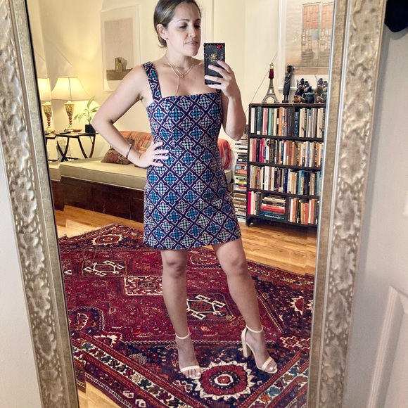 Amanda Uprichard cross embroidery mini. Size small - Picture 1 of 5